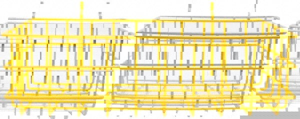 Peg Board/Slatwall Basket: Rectangular, Steel